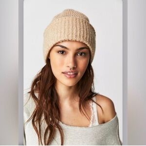 Free people Harbor Marled ribbed beanie